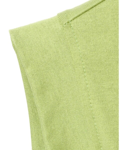 MIDIUMISOLID（ミディウミソリッド）の「MIDIUMISOLID for Ladies C/ネックワイドプルオーバー（Tシャツ/カットソー・レディース・ブラック/オフホワイト/グリーン・FREE）」の19枚目の写真