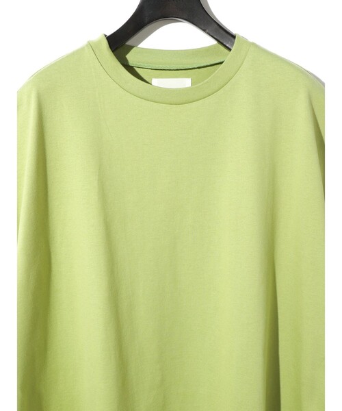 MIDIUMISOLID（ミディウミソリッド）の「MIDIUMISOLID for Ladies C/ネックワイドプルオーバー（Tシャツ/カットソー・レディース・ブラック/オフホワイト/グリーン・FREE）」の6枚目の写真