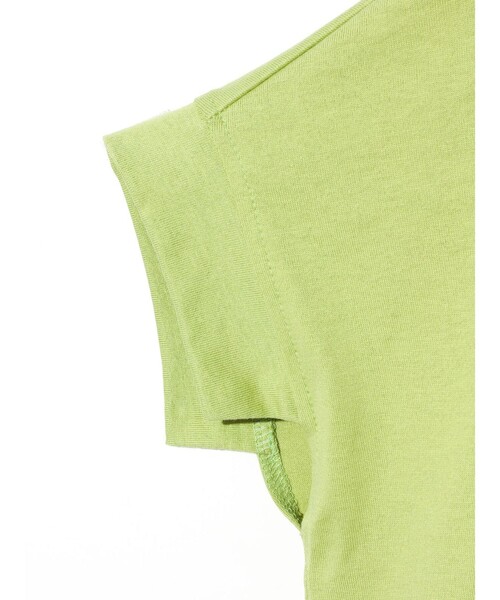 MIDIUMISOLID（ミディウミソリッド）の「MIDIUMISOLID for Ladies C/ネックワイドプルオーバー（Tシャツ/カットソー・レディース・ブラック/オフホワイト/グリーン・FREE）」の8枚目の写真