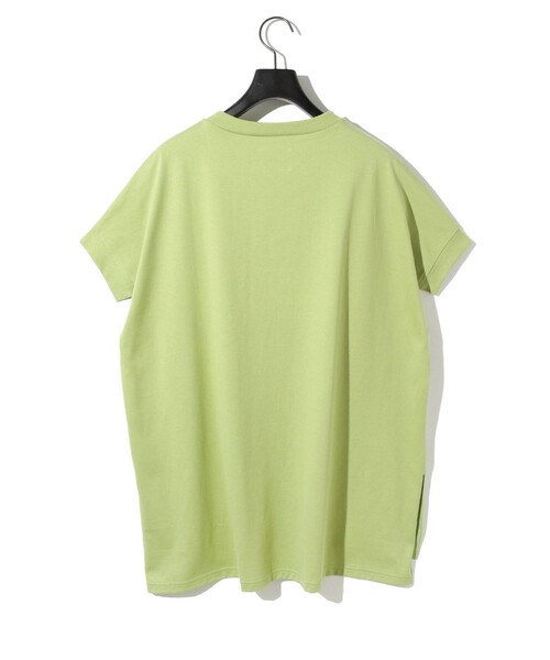 MIDIUMISOLID（ミディウミソリッド）の「MIDIUMISOLID for Ladies C/ネックワイドプルオーバー（Tシャツ/カットソー・レディース・ブラック/オフホワイト/グリーン・FREE）」の10枚目の写真