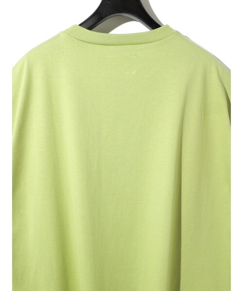 MIDIUMISOLID（ミディウミソリッド）の「MIDIUMISOLID for Ladies C/ネックワイドプルオーバー（Tシャツ/カットソー・レディース・ブラック/オフホワイト/グリーン・FREE）」の4枚目の写真