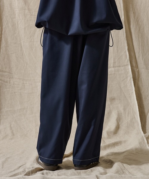WETTEMPT(ウィテンプト)の「STITCH EASY SLACKS /ステッチイージースラックス(スラックス・メンズ・ネイビー/ダークグレー/ブラック・SMALL/LARGE/MEDIUM)」の18枚目の写真