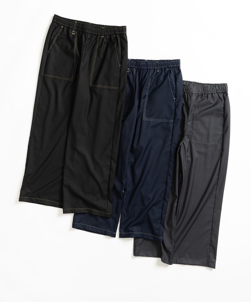 WETTEMPT(ウィテンプト)の「STITCH EASY SLACKS /ステッチイージースラックス(スラックス・メンズ・ネイビー/ダークグレー/ブラック・SMALL/LARGE/MEDIUM)」の11枚目の写真