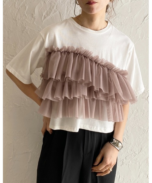 kimhekim リボン　チュール　スカート　巻き　tシャツ トップス　ビスチェ 楽天市場】fashion box ビスチェ チュール トップス レディース