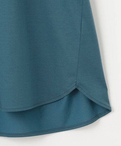 J.PRESS（ジェイプレス）の「【接触冷感】プレーティングジャージー フレンチスリーブ カットソー（Tシャツ/カットソー・レディース・ライトグレー系/グレー系/ネイビー系/ワイン系/ターコイズブルー系・T13）」の22枚目の写真
