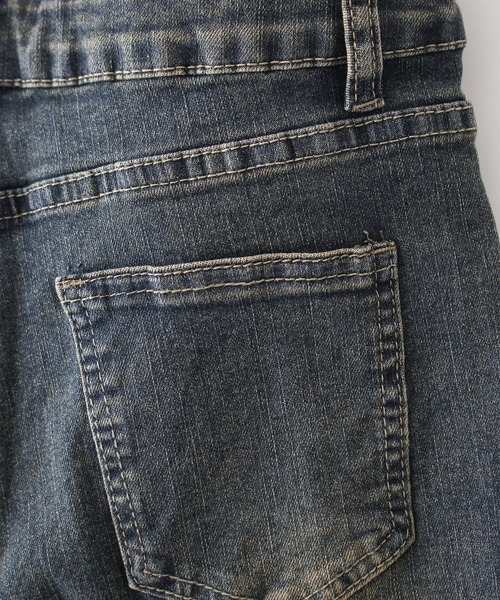 SpRay（スプレイ）の「【履き心地×脚長効果】軽やかすそフリンジストレッチデニムフレアパンツ（デニムパンツ・レディース・サックスブルー/グレー/ブルー/チャコールグレー/ブルー系その他・SMALL/MEDIUM/LARGE）」の22枚目の写真