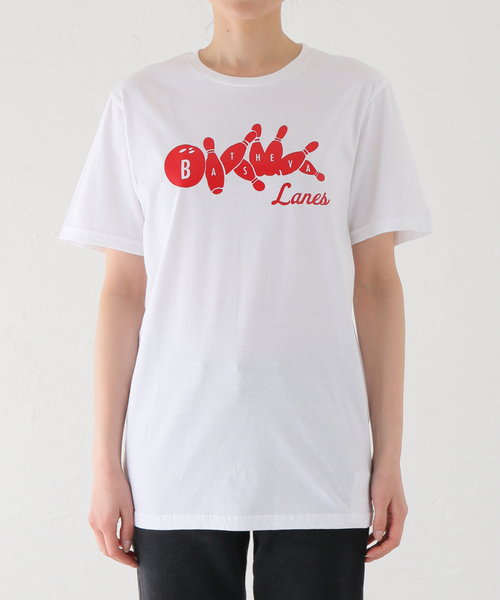 EDIT. FOR LULU（エディットフォールル）の「【BATSHEVA/バットシェバ】LANES GRAPHIC TEE（Tシャツ/カットソー・レディース・ホワイト・SMALL）」の3枚目の写真