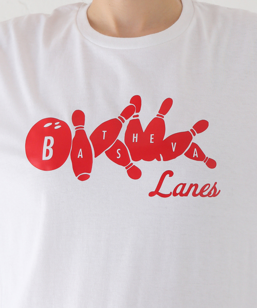 EDIT. FOR LULU（エディットフォールル）の「【BATSHEVA/バットシェバ】LANES GRAPHIC TEE（Tシャツ/カットソー・レディース・ホワイト・SMALL）」の9枚目の写真