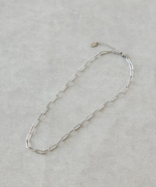 un dix cors（アンディコール）の「ステンレスチェーンネックレス（ネックレス・レディース・シルバー/ゴールド・FREE）」の8枚目の写真