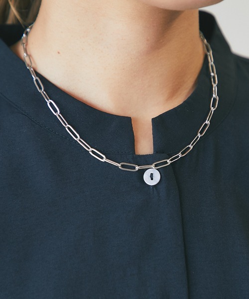un dix cors（アンディコール）の「ステンレスチェーンネックレス（ネックレス・レディース・シルバー/ゴールド・FREE）」の13枚目の写真