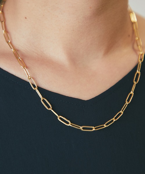 un dix cors（アンディコール）の「ステンレスチェーンネックレス（ネックレス・レディース・シルバー/ゴールド・FREE）」の6枚目の写真