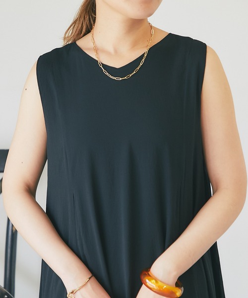 un dix cors（アンディコール）の「ステンレスチェーンネックレス（ネックレス・レディース・シルバー/ゴールド・FREE）」の7枚目の写真