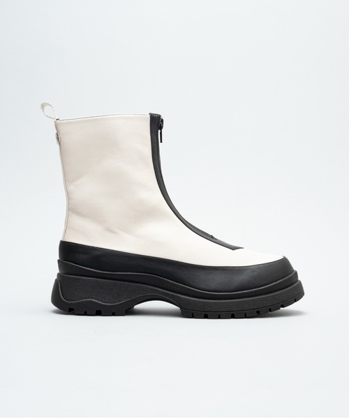 Lucida（ルシーダ）の「【レイン対応】Libertas /センタージップブーツ（ブーツ・レディース・ライトグレー/ブラック/アイボリー・39/38/37/36/35）」の16枚目の写真