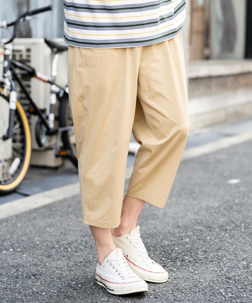 Rocky Monroe（ロッキーモンロー）の「接触冷感 ストレッチクロップドイージーパンツ（その他パンツ・メンズ・杢グレー/ブラック/カーキ/ベージュ/ネイビー・M/L/XL）」の3枚目の写真