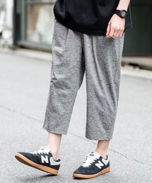 接触冷感 ストレッチクロップドイージーパンツ