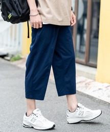 接触冷感 ストレッチクロップドイージーパンツ
