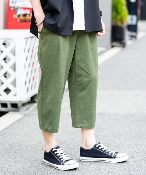 Rocky Monroe（ロッキーモンロー）の「接触冷感 ストレッチクロップドイージーパンツ（その他パンツ・メンズ・杢グレー/ブラック/カーキ/ベージュ/ネイビー・M/L/XL）」の10枚目の写真