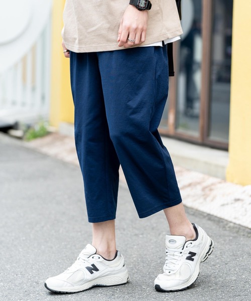 Rocky Monroe（ロッキーモンロー）の「接触冷感 ストレッチクロップドイージーパンツ（その他パンツ・メンズ・杢グレー/ブラック/カーキ/ベージュ/ネイビー・M/L/XL）」の18枚目の写真