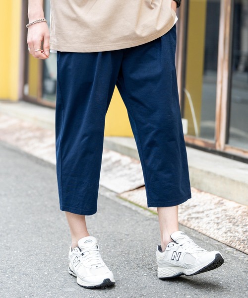 Rocky Monroe（ロッキーモンロー）の「接触冷感 ストレッチクロップドイージーパンツ（その他パンツ・メンズ・杢グレー/ブラック/カーキ/ベージュ/ネイビー・M/L/XL）」の19枚目の写真