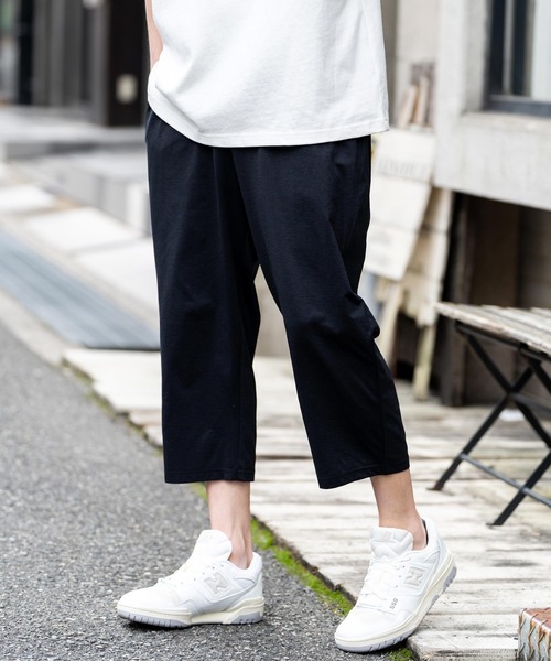 Rocky Monroe（ロッキーモンロー）の「接触冷感 ストレッチクロップドイージーパンツ（その他パンツ・メンズ・杢グレー/ブラック/カーキ/ベージュ/ネイビー・M/L/XL）」の6枚目の写真