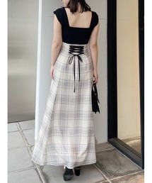 MERCURYDUO | ベアニットドッキングコルセットワンピース(ワンピース)