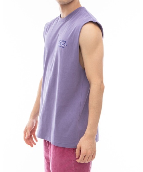 RVCA（ルーカ）の「RVCA メンズ ROSE CT タンクトップ 【2024年夏モデル】/ルーカマッスルタンクトップ（タンクトップ・メンズ・ブラウン/グレー/パープル・MEDIUM/LARGE/X-LARGE/SMALL）」の16枚目の写真