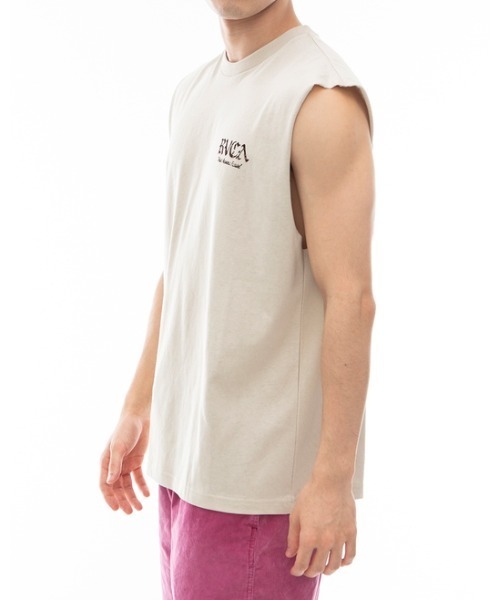 RVCA（ルーカ）の「RVCA メンズ ROSE CT タンクトップ 【2024年夏モデル】/ルーカマッスルタンクトップ（タンクトップ・メンズ・ブラウン/グレー/パープル・MEDIUM/LARGE/X-LARGE/SMALL）」の13枚目の写真