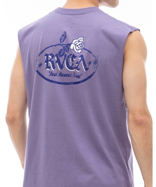 RVCA（ルーカ）の「RVCA メンズ ROSE CT タンクトップ 【2024年夏モデル】/ルーカマッスルタンクトップ（タンクトップ・メンズ・ブラウン/グレー/パープル・MEDIUM/LARGE/X-LARGE/SMALL）」の17枚目の写真