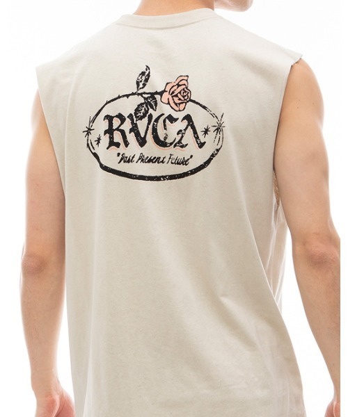 RVCA（ルーカ）の「RVCA メンズ ROSE CT タンクトップ 【2024年夏モデル】/ルーカマッスルタンクトップ（タンクトップ・メンズ・ブラウン/グレー/パープル・MEDIUM/LARGE/X-LARGE/SMALL）」の9枚目の写真