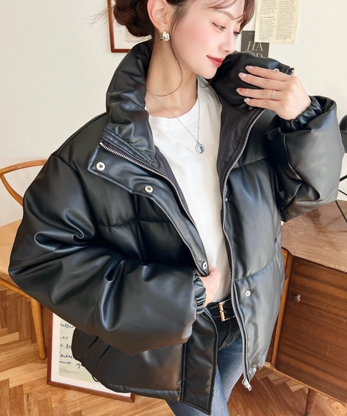 moment+（モーメントプラス）の「スタンドカラーファイバーダウン