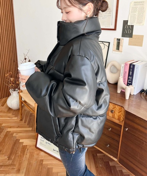 moment+（モーメントプラス）の「スタンドカラーファイバーダウン