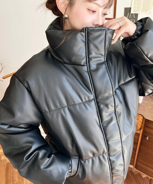 moment+（モーメントプラス）の「スタンドカラーファイバーダウン