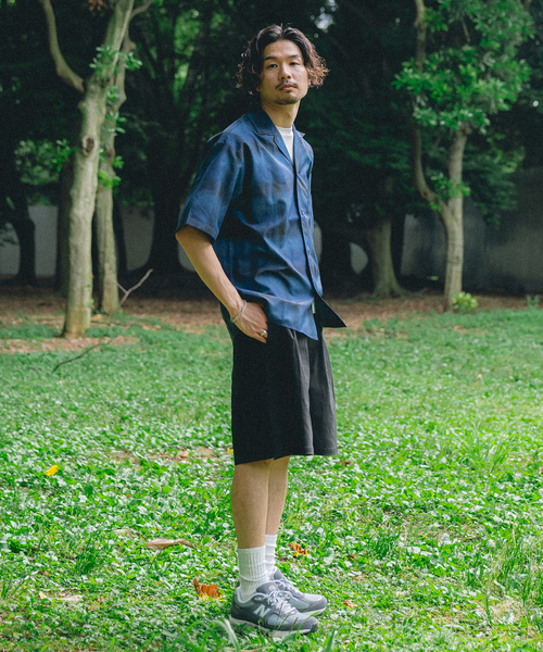 417 EDIFICE（フォーワンセブンエディフィス）の「ストレッチ ワイドワークショーツ（カーゴパンツ・メンズ・ブラック/ベージュ/オリーブ・MEDIUM/LARGE）」の4枚目の写真