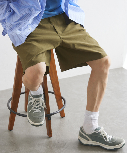 417 EDIFICE（フォーワンセブンエディフィス）の「ストレッチ ワイドワークショーツ（カーゴパンツ・メンズ・ブラック/ベージュ/オリーブ・MEDIUM/LARGE）」の20枚目の写真