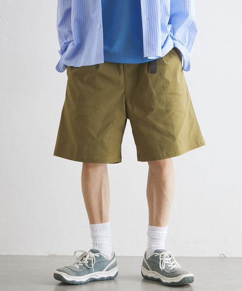 417 EDIFICE（フォーワンセブンエディフィス）の「ストレッチ ワイドワークショーツ（カーゴパンツ・メンズ・ブラック/ベージュ/オリーブ・MEDIUM/LARGE）」の19枚目の写真