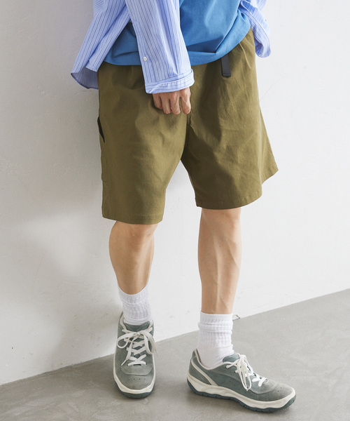 417 EDIFICE（フォーワンセブンエディフィス）の「ストレッチ ワイドワークショーツ（カーゴパンツ・メンズ・ブラック/ベージュ/オリーブ・MEDIUM/LARGE）」の18枚目の写真