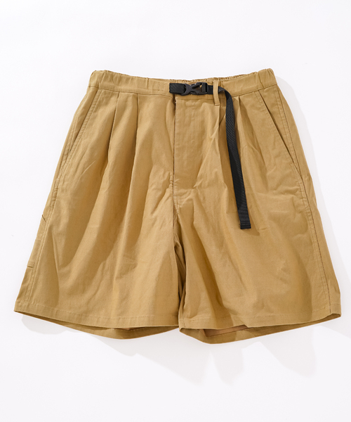 417 EDIFICE（フォーワンセブンエディフィス）の「ストレッチ ワイドワークショーツ（カーゴパンツ・メンズ・ブラック/ベージュ/オリーブ・MEDIUM/LARGE）」の13枚目の写真