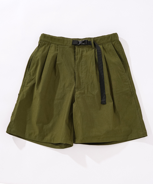 417 EDIFICE（フォーワンセブンエディフィス）の「ストレッチ ワイドワークショーツ（カーゴパンツ・メンズ・ブラック/ベージュ/オリーブ・MEDIUM/LARGE）」の12枚目の写真