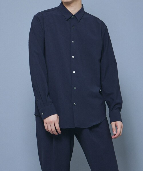 UNITED TOKYO（ユナイテッドトウキョウ）の「SUPER STRETCH ロングスリーブシャツ｜セットアップ着用可能（シャツ/ブラウス・メンズ・ダークグレー/その他17/ライトグレー・2/3/1）」の3枚目の写真