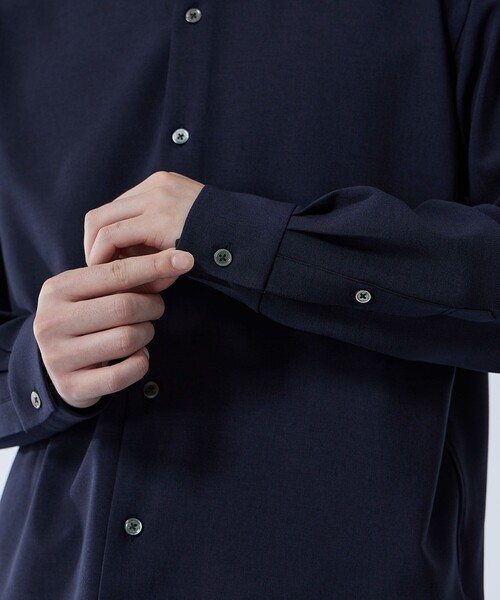 UNITED TOKYO（ユナイテッドトウキョウ）の「SUPER STRETCH ロングスリーブシャツ｜セットアップ着用可能（シャツ/ブラウス・メンズ・ダークグレー/その他17/ライトグレー・2/3/1）」の15枚目の写真