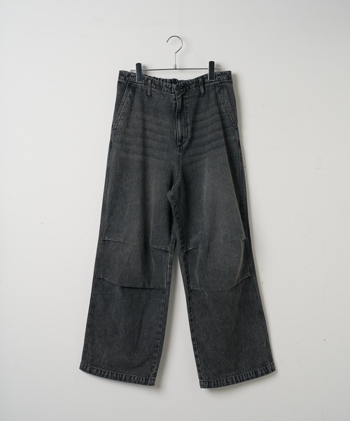 WEGO（ウィゴー）の「WEGO/デニムパラシュートパンツ（デニムパンツ・メンズ・スミクロ/コバルトブルー・LARGE/MEDIUM）」の4枚目の写真