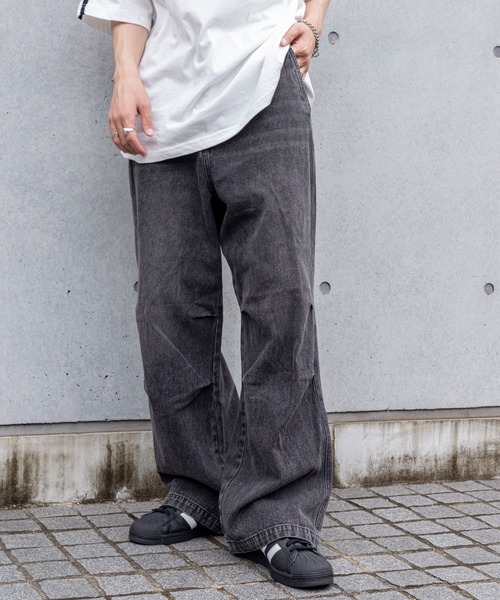 WEGO（ウィゴー）の「WEGO/デニムパラシュートパンツ（デニムパンツ・メンズ・スミクロ/コバルトブルー・LARGE/MEDIUM）」の22枚目の写真