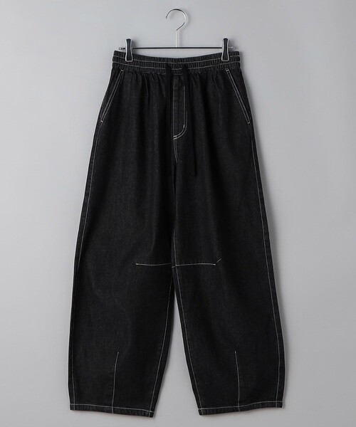 FREAK'S STORE（フリークスストア）の「サマー カーブイージーパンツ（デニムパンツ・レディース・ブルー/ブラック/サックスブルー・ﾌﾘ-）」の18枚目の写真