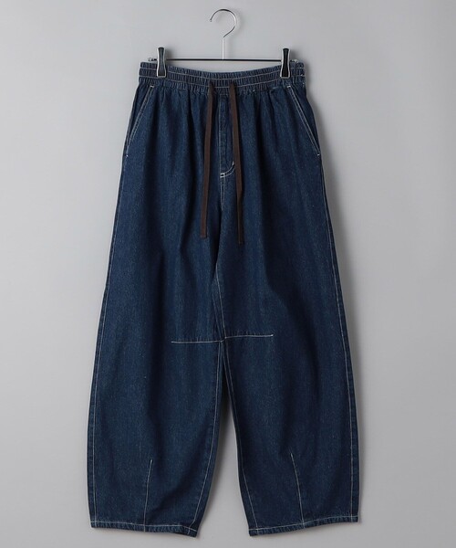 FREAK'S STORE（フリークスストア）の「サマー カーブイージーパンツ（デニムパンツ・レディース・ブルー/ブラック/サックスブルー・ﾌﾘ-）」の19枚目の写真