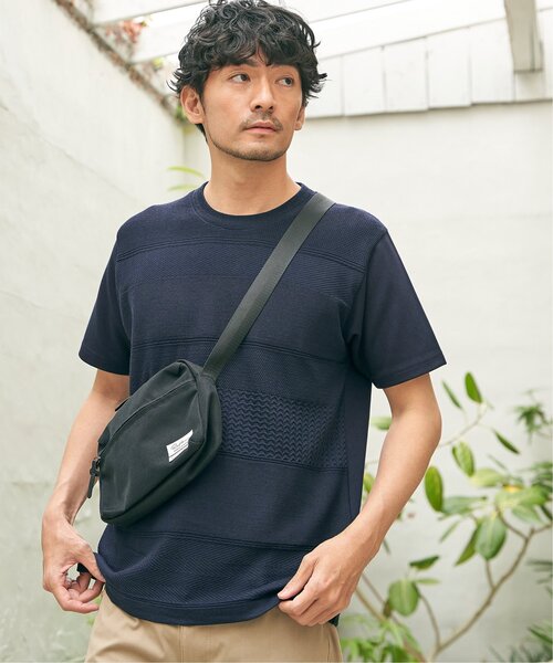 ikka(イッカ)の「ニットコンビポンチTシャツ(Tシャツ/カットソー・メンズ・グリーン/ベージュ/ネイビー/ブルー・L/XL/M/S)」の9枚目の写真