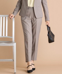 INED CLARO | 【洗えるセットアップ】エシカルメランジ テーパードパンツ(スーツパンツ)