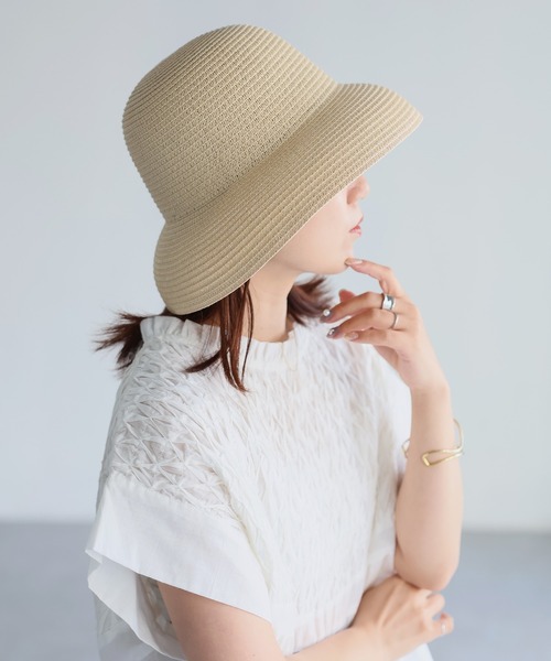 さゆり❗️カサブランカハット ナチュラルツートン 定価¥29,700 さゆり❗️カサブランカハット ナチュラルツートン 定価¥29,700