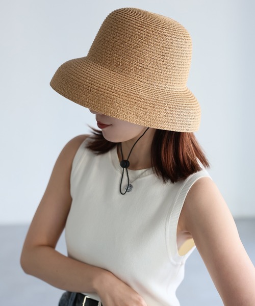 さゆり❗️カサブランカハット ナチュラルツートン 定価¥29,700 さゆり❗️カサブランカハット ナチュラルツートン 定価¥29,700