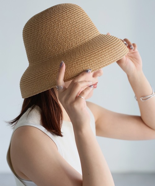 さゆり❗️カサブランカハット ナチュラルツートン 定価¥29,700 さゆり❗️カサブランカハット ナチュラルツートン 定価¥29,700