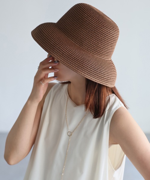 さゆり❗️カサブランカハット ナチュラルツートン 定価¥29,700 楽天市場】日本製 ペーパーブレードカサブランカ 帽子